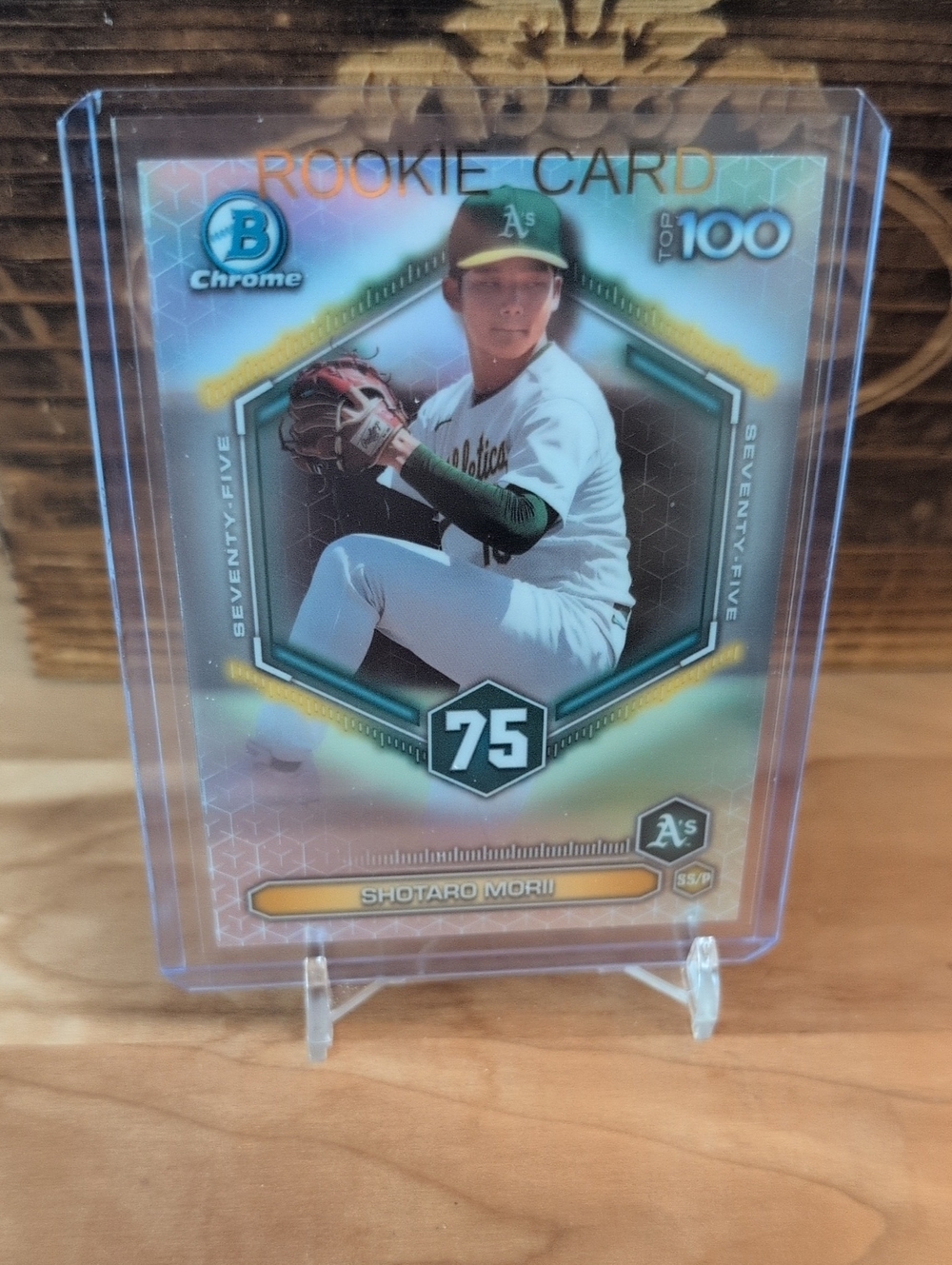2026 Bowman Chrome Shotaro Morii Top 100 Prospect Rookie Card Athletics